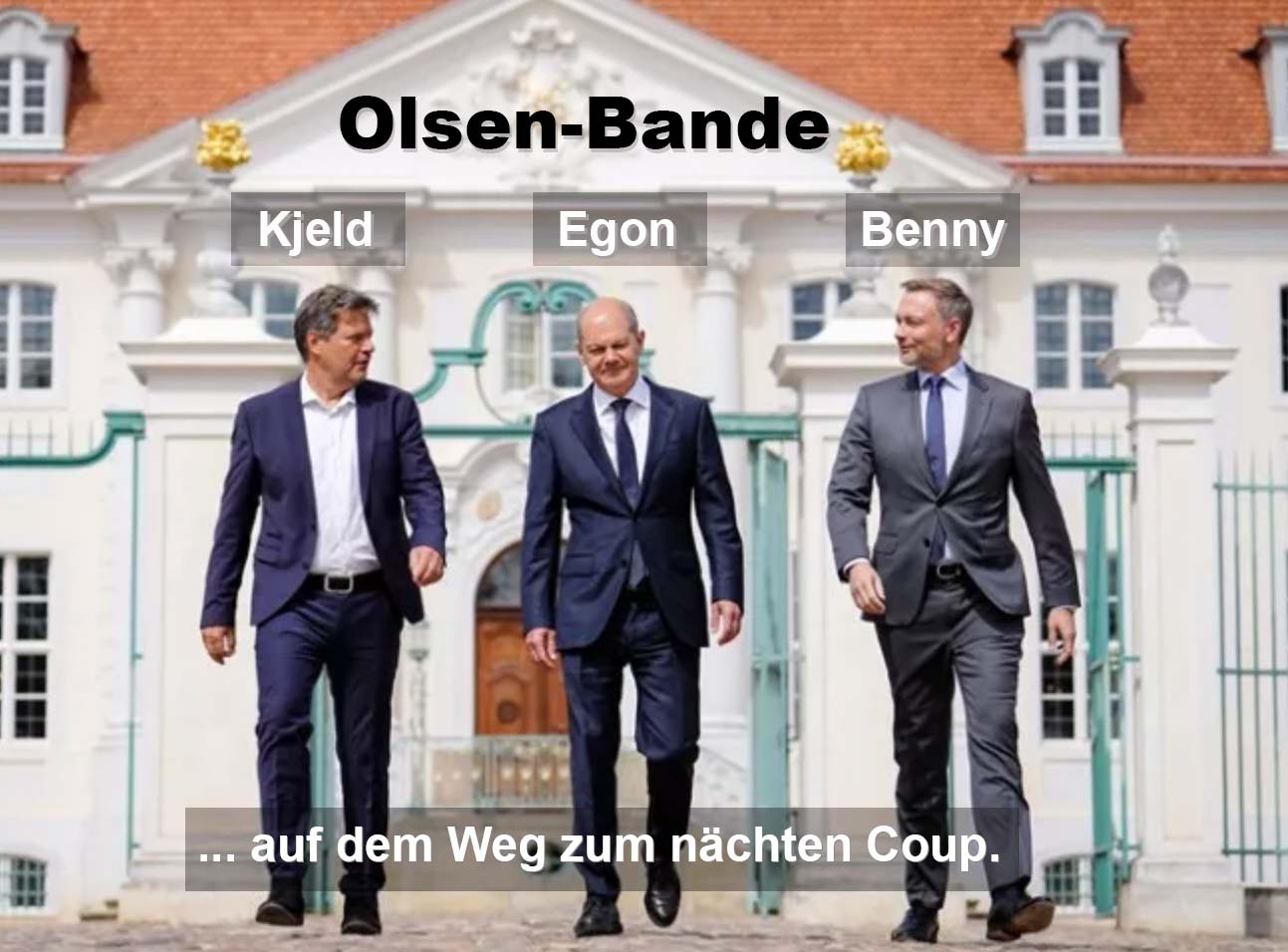 Olsenbande, Olaf Scholz, schallundwort.de